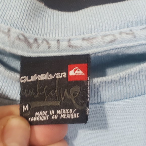 Vintage retro quicksilver long sleeve. 90's throwback. size M - Picture 3 of 5